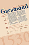 Garamond Poster